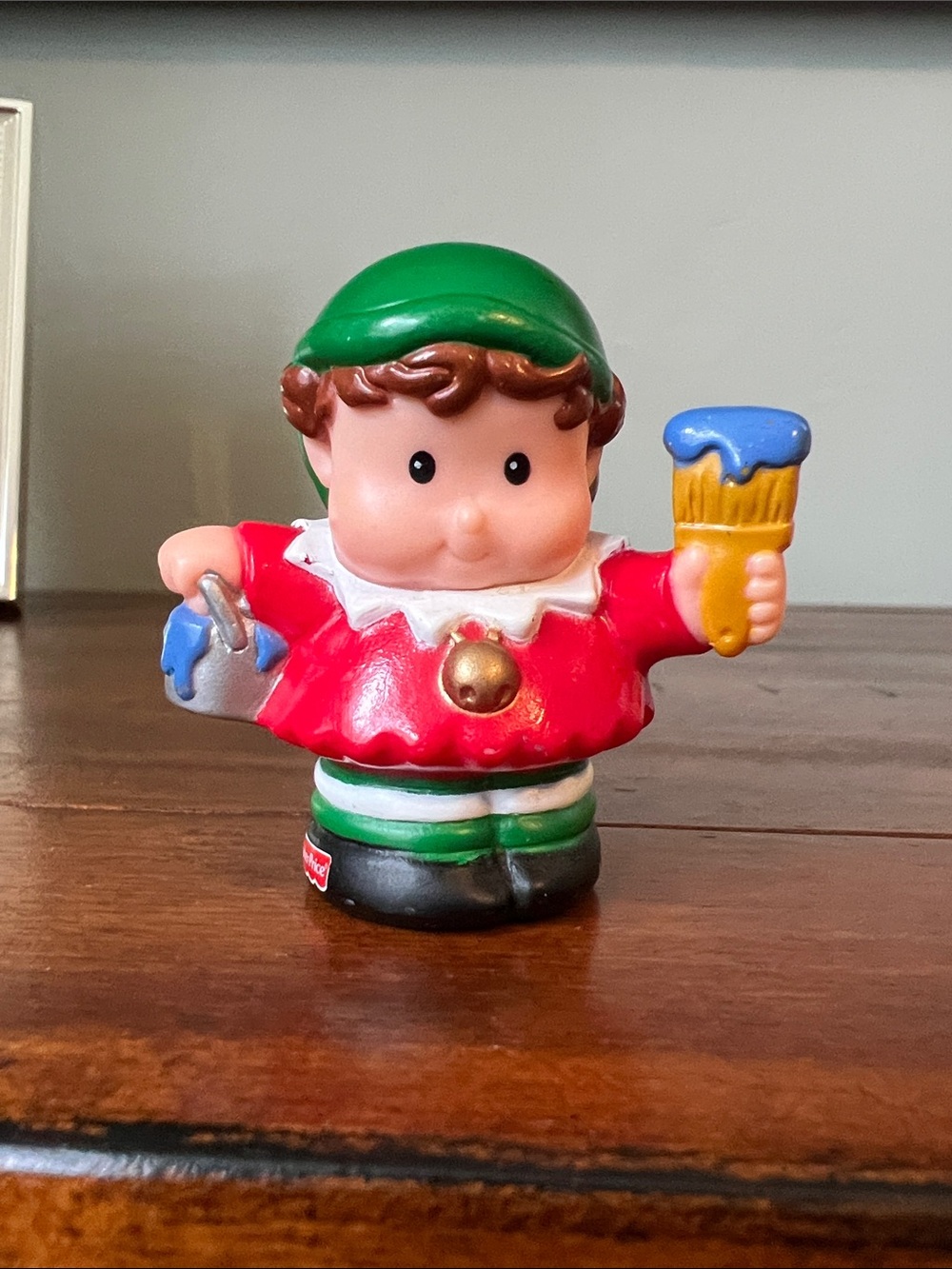 Vintage Fisher Price Mattel Santas Helper Elf Playset Figure Collect Replacement